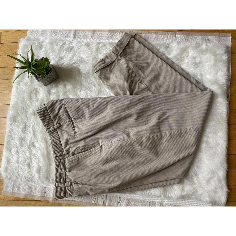 Men's Beige Corduroy Pants